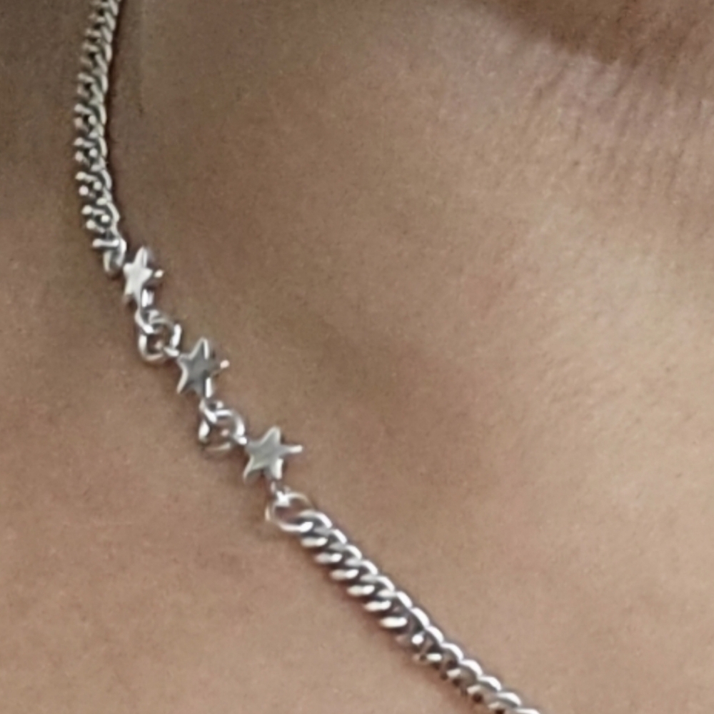 Silver Necklace STAMPED 925. Price Dropped And Firm - Picture 5 of 5